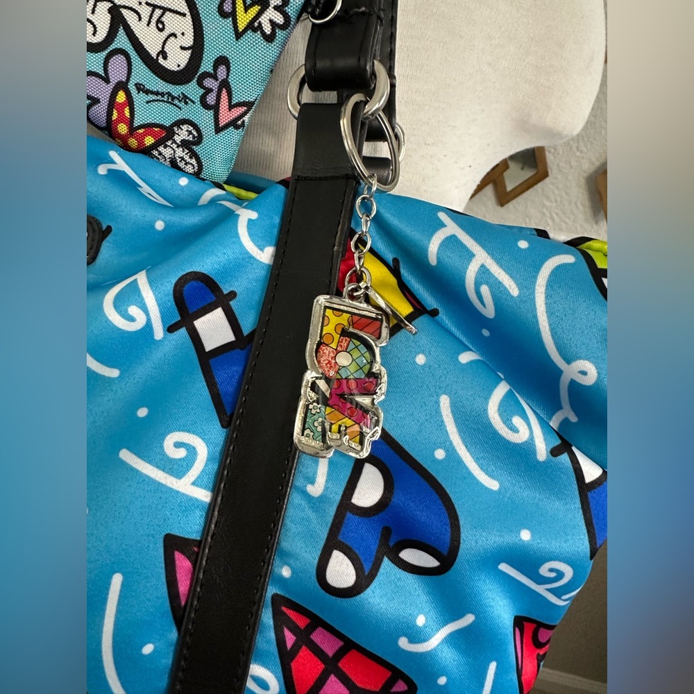Colorful Britto Tote And Wristlet Set View 3